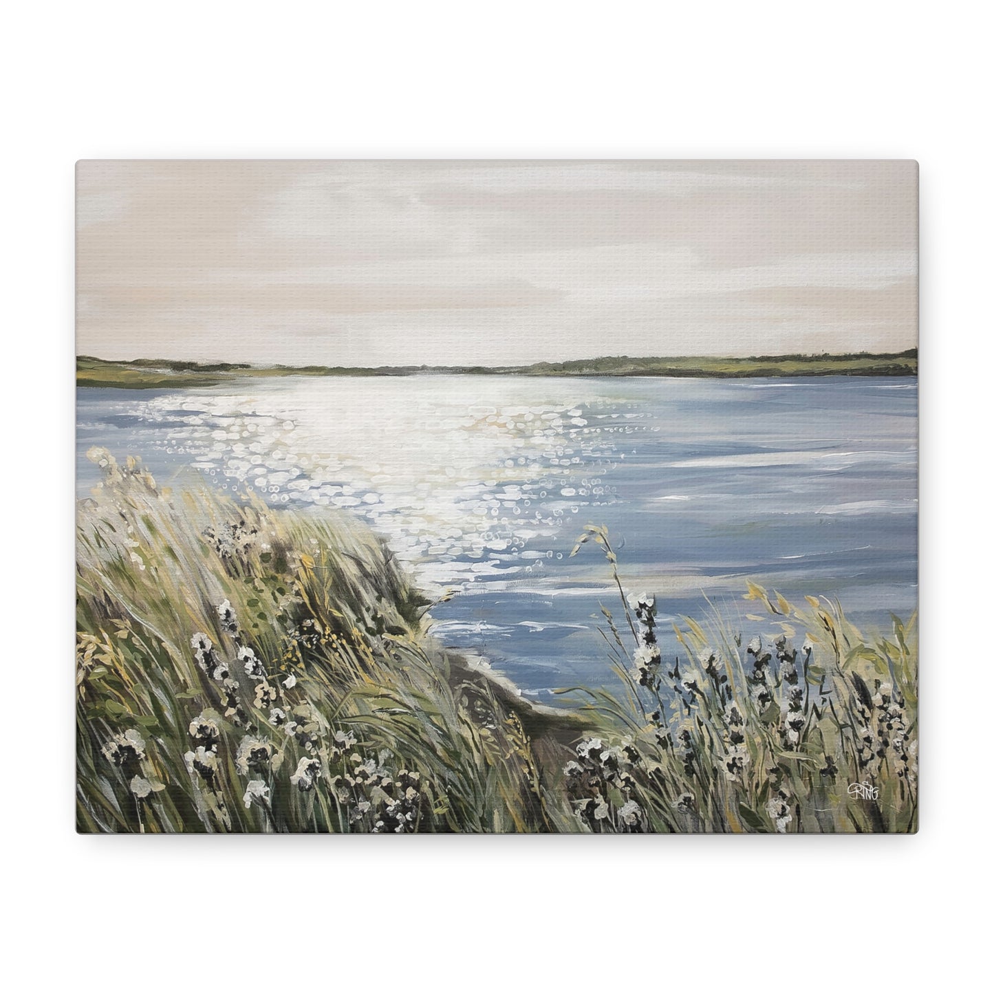 Sparkling Waters in a Nature Refuge - Canvas Print