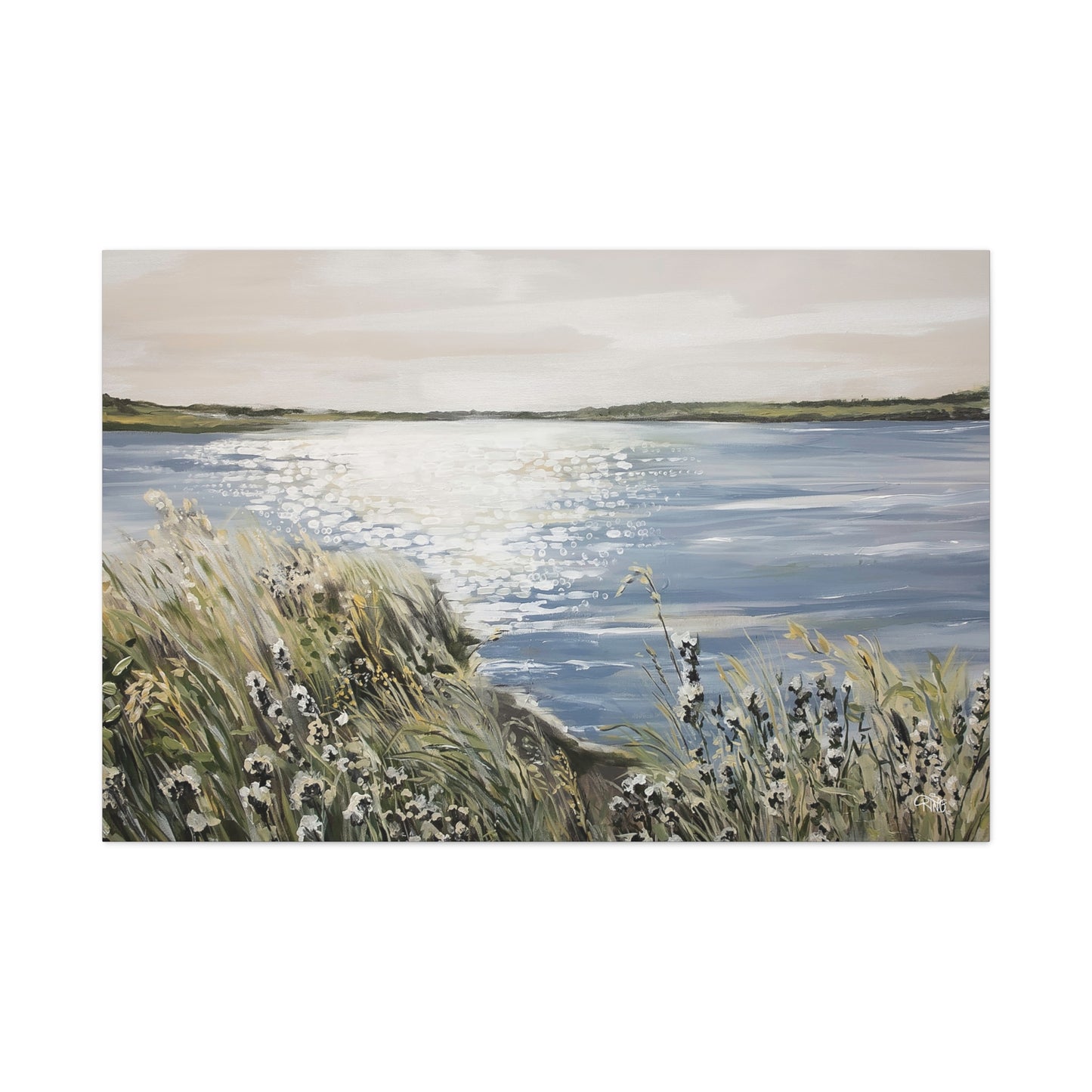 Sparkling Waters in a Nature Refuge - Canvas Print