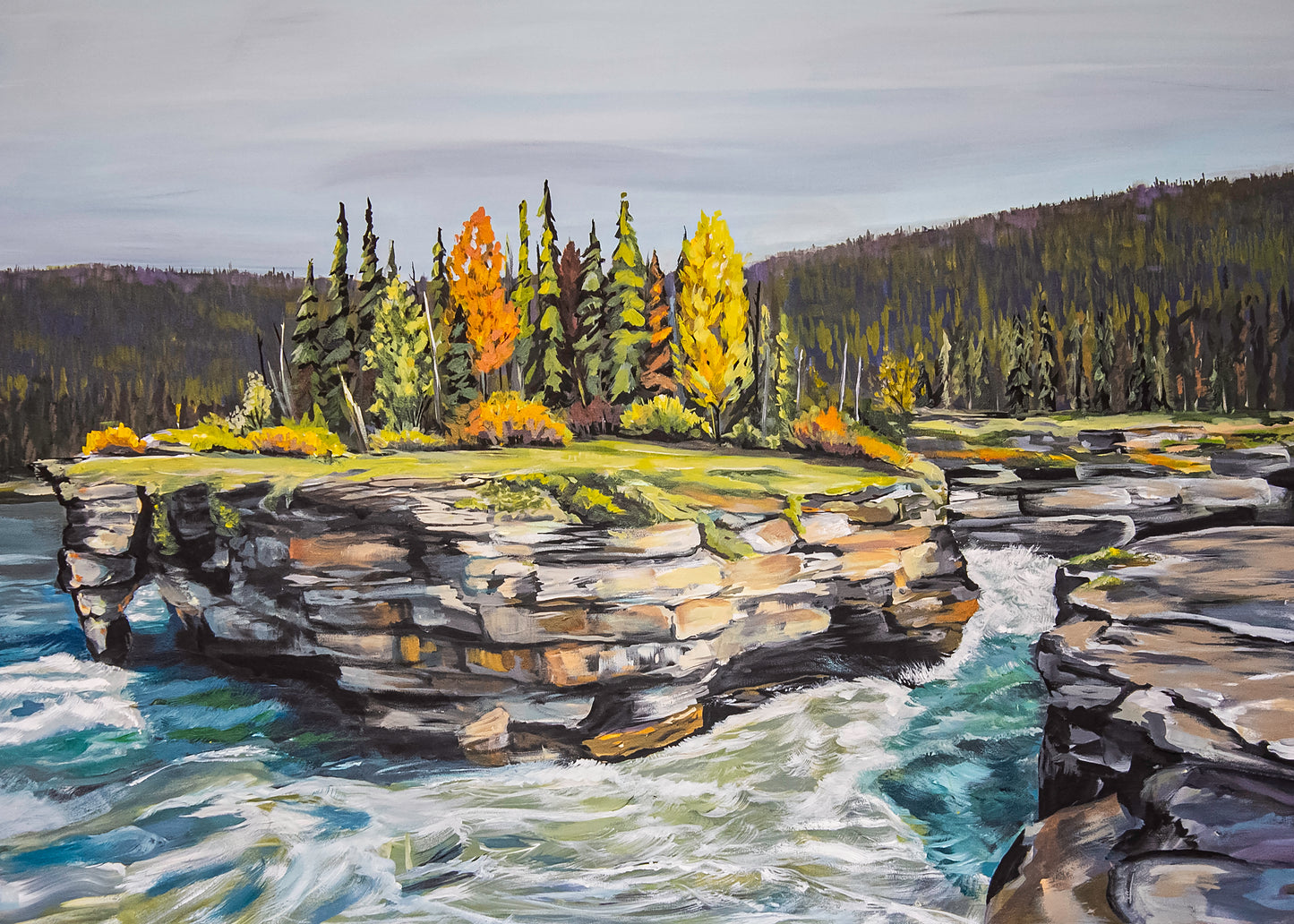 Manitou Falls - Canvas Print- Sold Out