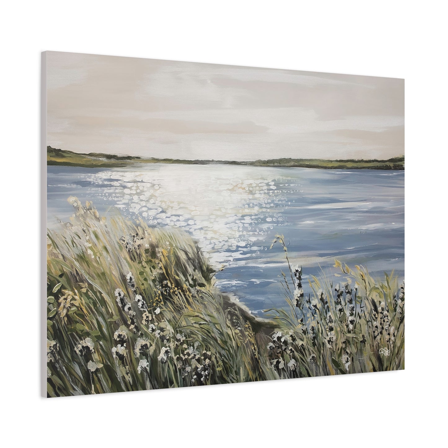 Sparkling Waters in a Nature Refuge - Canvas Print