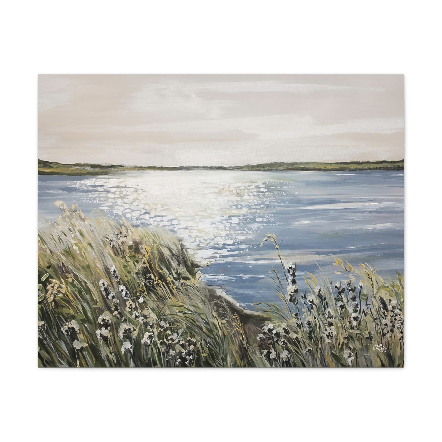 Sparkling Waters in a Nature Refuge - Canvas Print