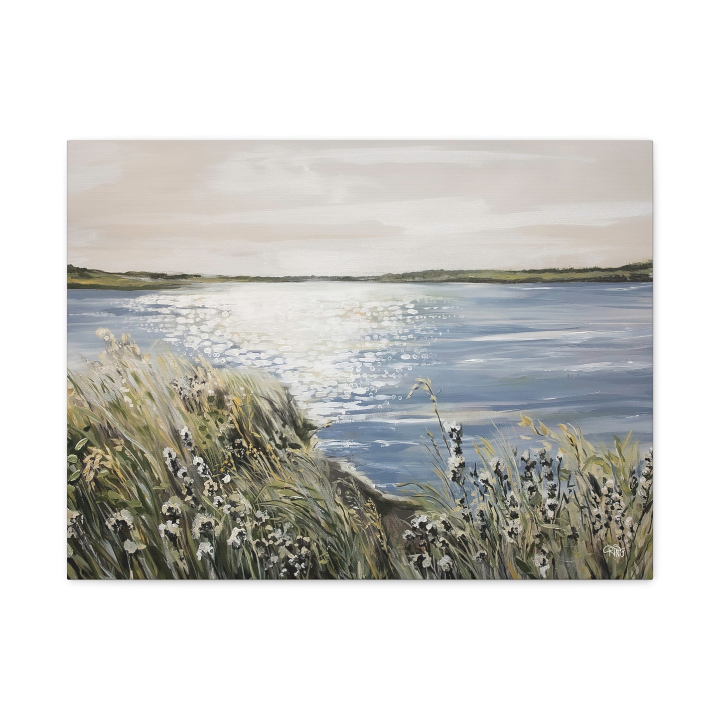 Sparkling Waters in a Nature Refuge - Canvas Print