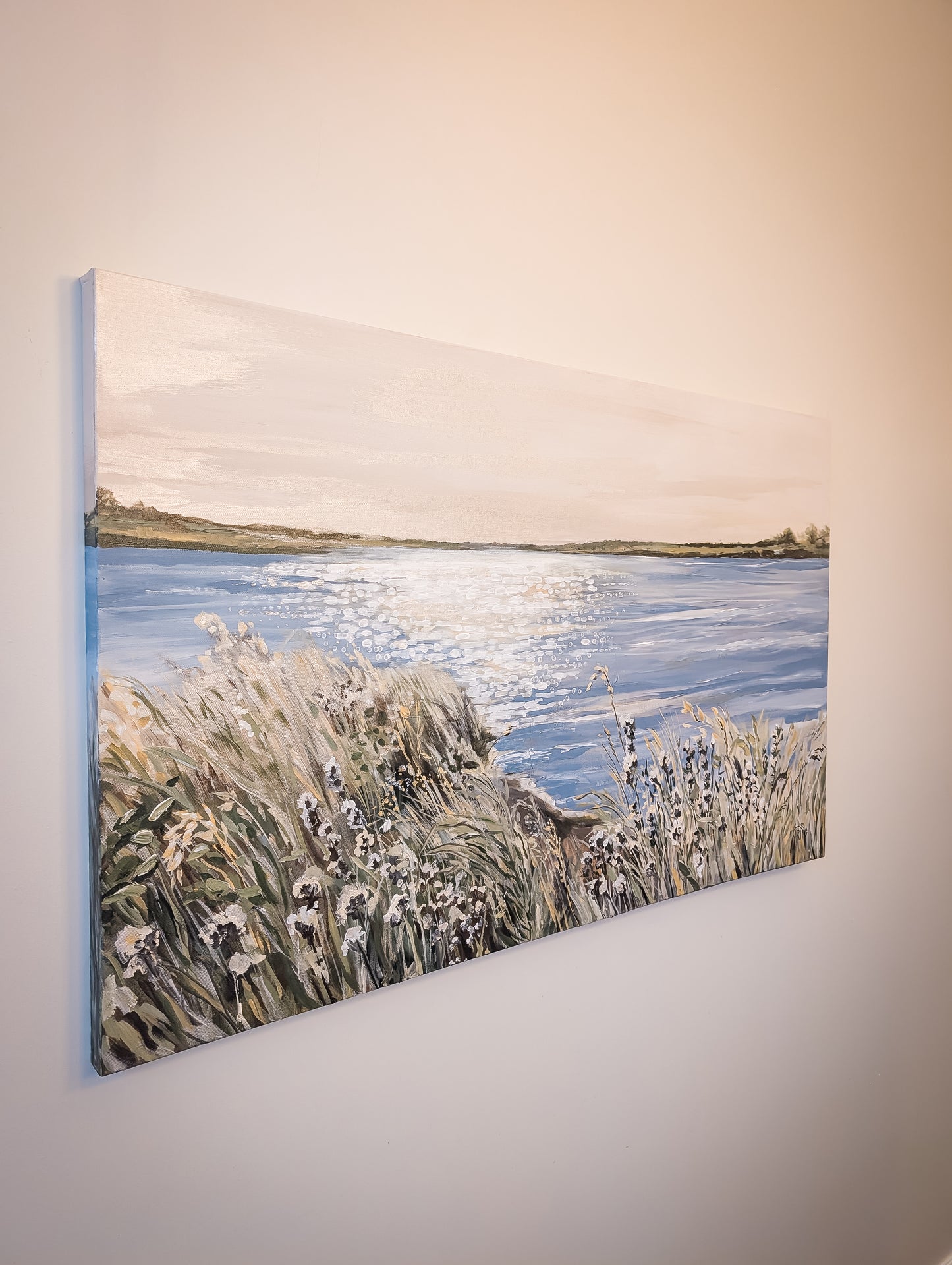 Sparkling Water in a Nature Refuge - Original Painting