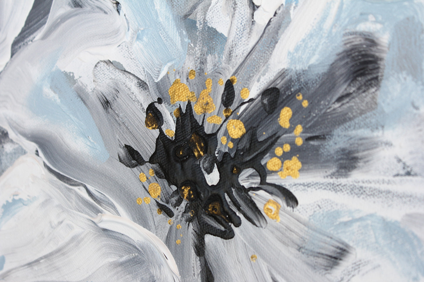 Sapphire Blooms - Original Painting