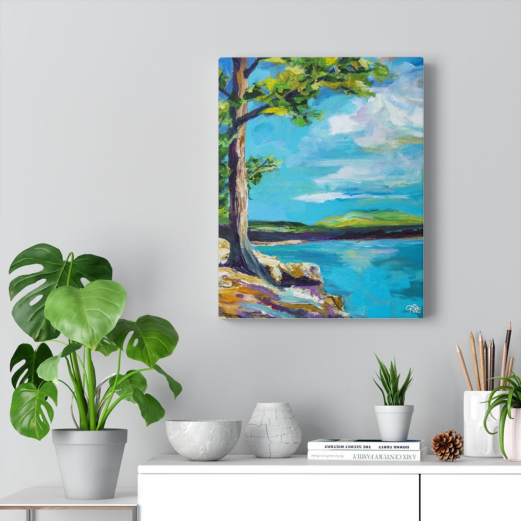 Afternoon at the Lake - Canvas Print