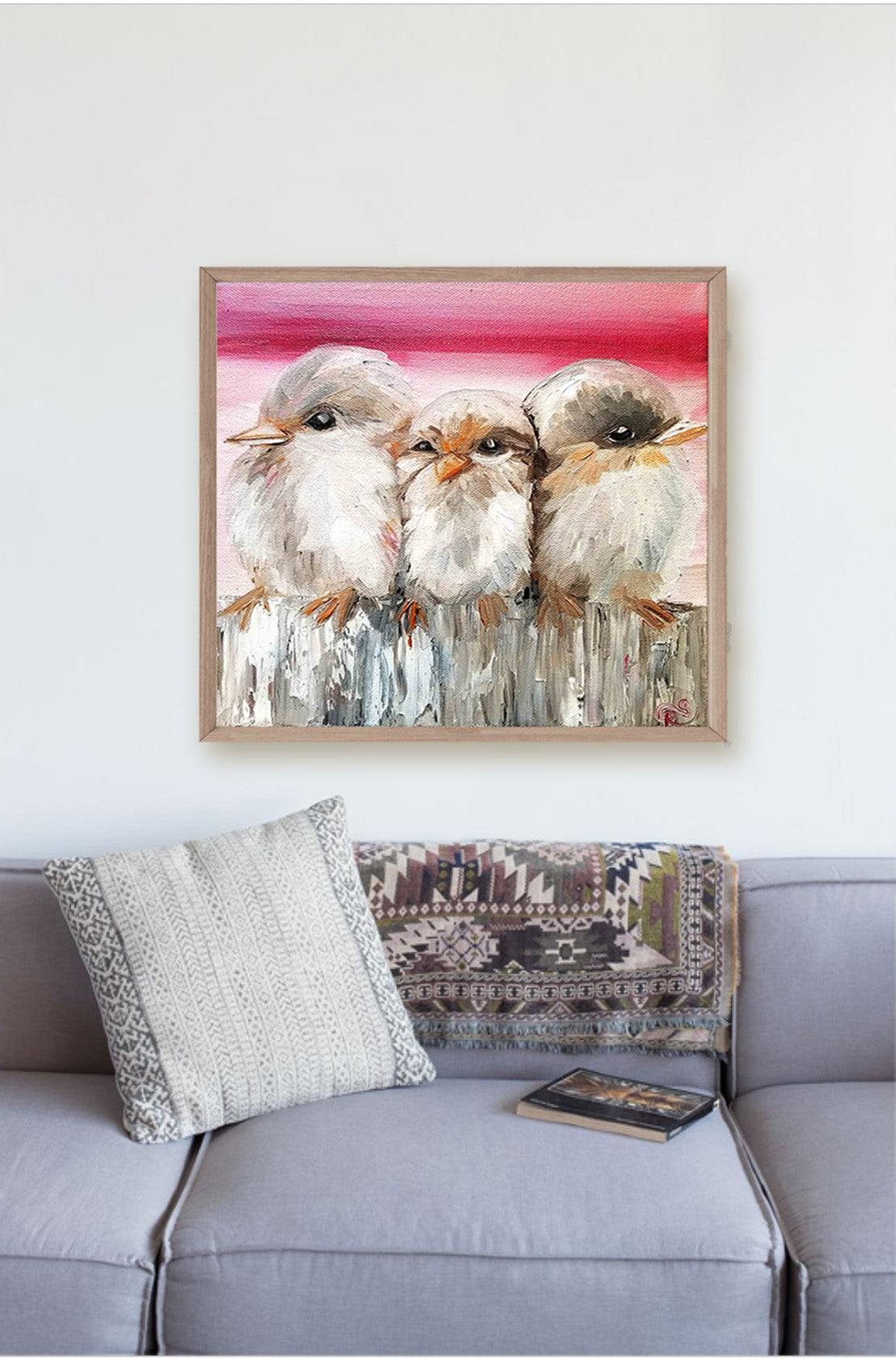 Burgundy Birds