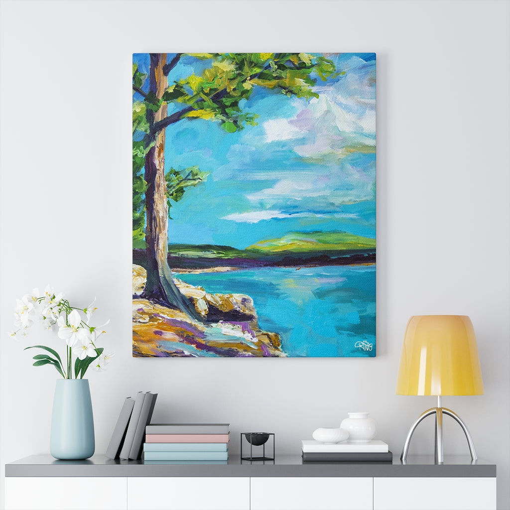 Afternoon at the Lake - Canvas Print