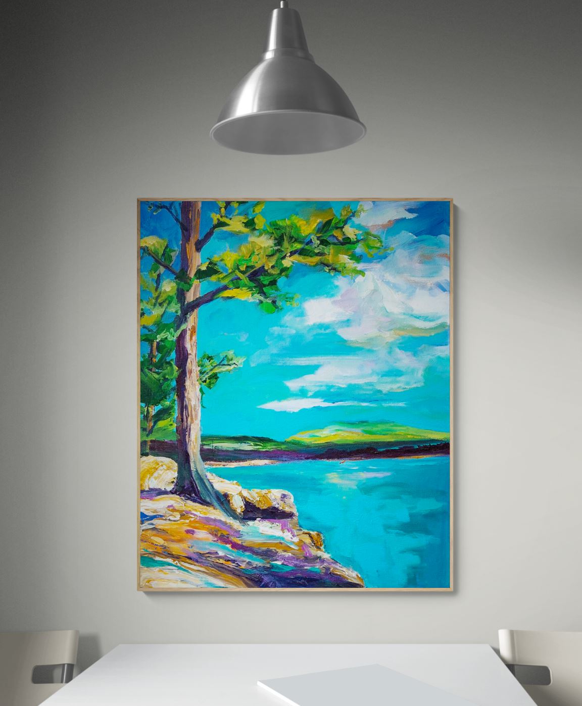 Afternoon at the Lake - Canvas Print