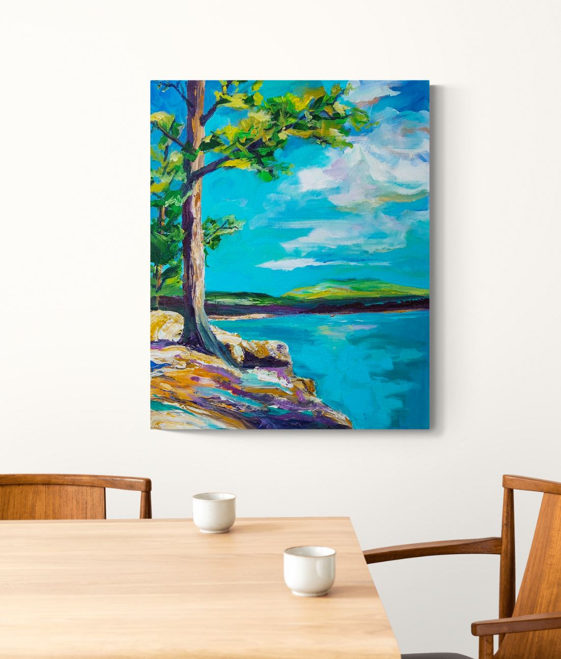 Afternoon at the Lake - Canvas Print