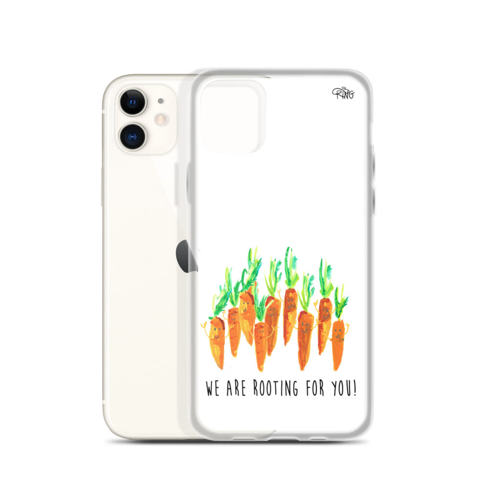 We Are Rooting For You! - Wireless Compatible - iPhone Case