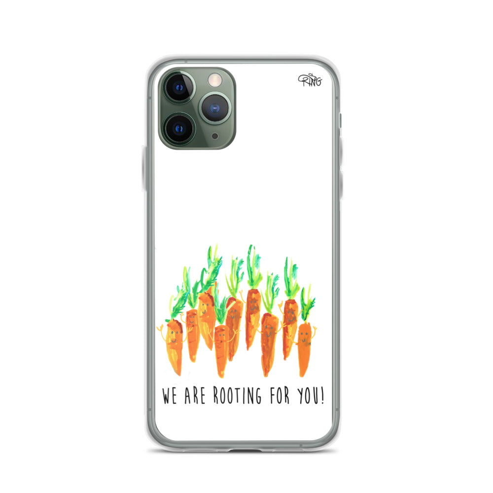 We Are Rooting For You! - Wireless Compatible - iPhone Case
