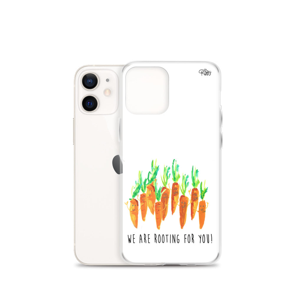 We Are Rooting For You! - Wireless Compatible - iPhone Case