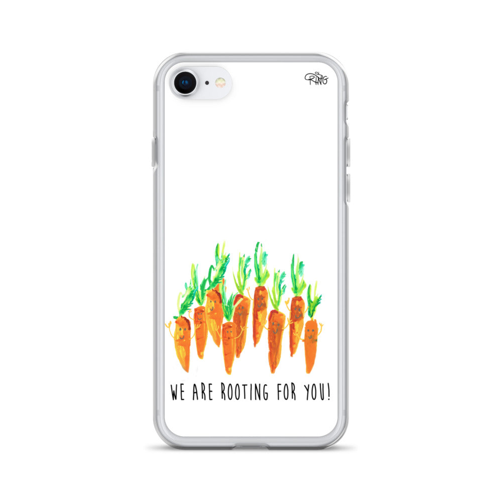 We Are Rooting For You! - Wireless Compatible - iPhone Case