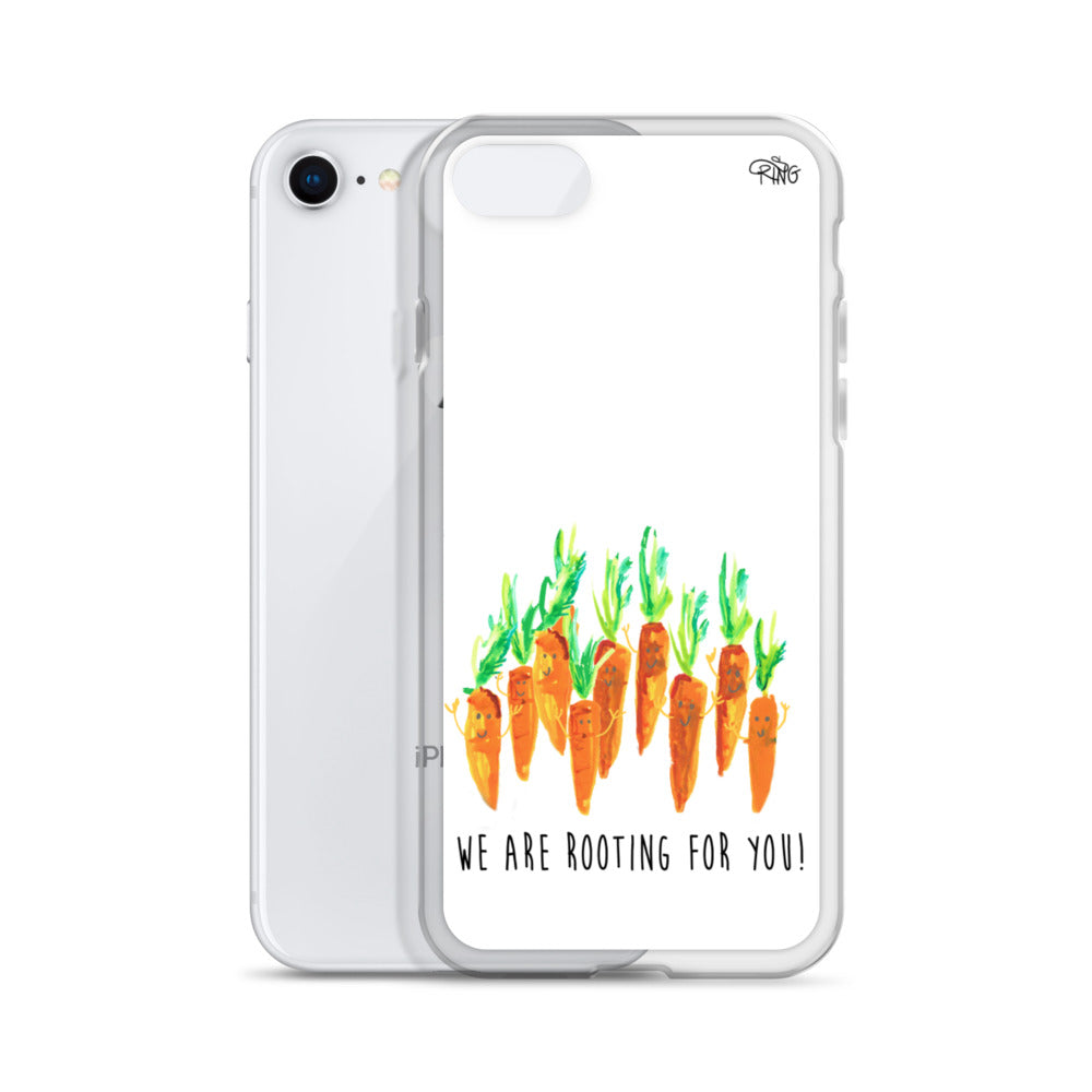 We Are Rooting For You! - Wireless Compatible - iPhone Case