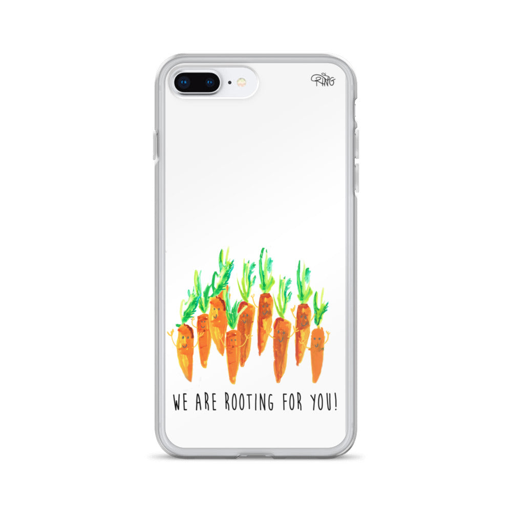We Are Rooting For You! - Wireless Compatible - iPhone Case