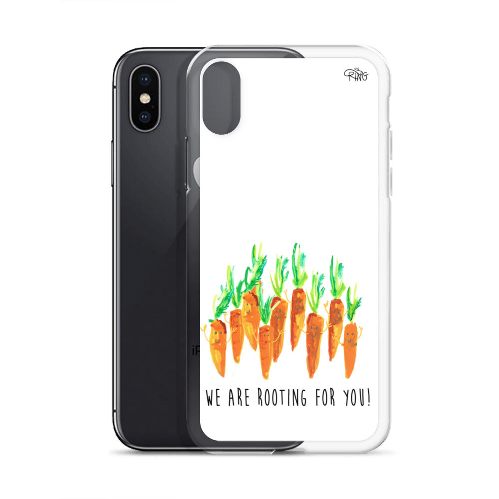 We Are Rooting For You! - Wireless Compatible - iPhone Case