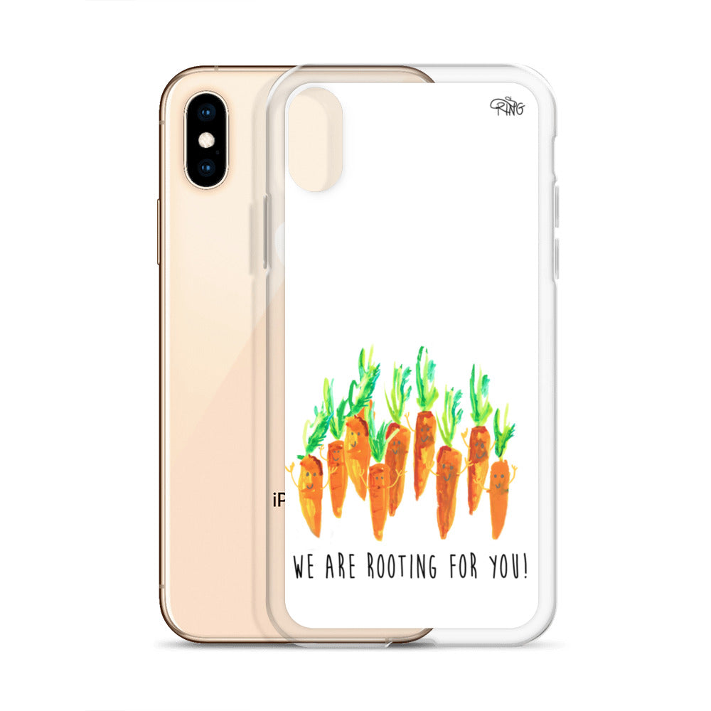 We Are Rooting For You! - Wireless Compatible - iPhone Case