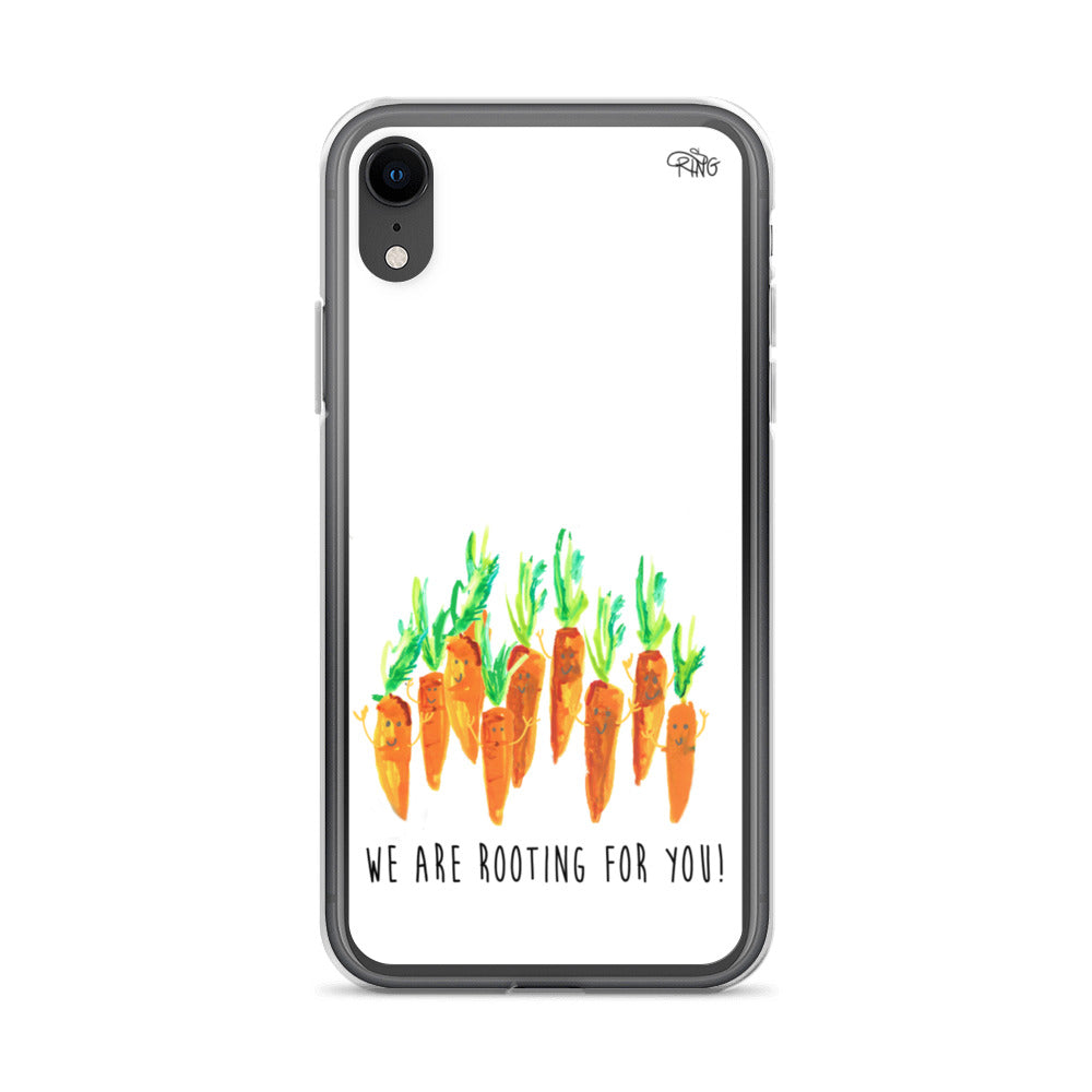 We Are Rooting For You! - Wireless Compatible - iPhone Case