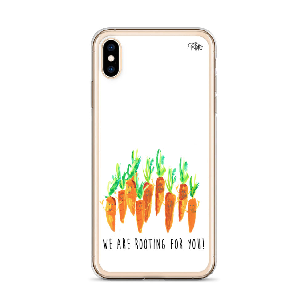 We Are Rooting For You! - Wireless Compatible - iPhone Case