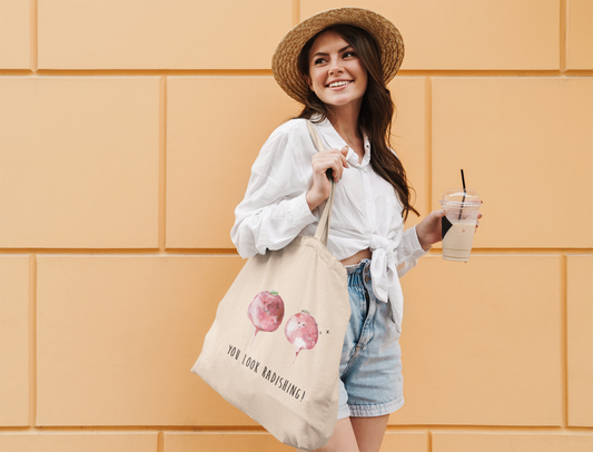 You Look Radishing! - Eco Tote Bag - Certified Organic Cotton