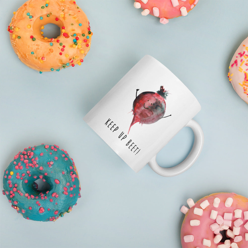 Keep Up Beat! - Coffee and Tea - Ceramic Cup / Mug