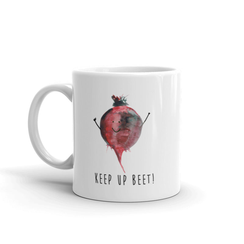 Keep Up Beat! - Coffee and Tea - Ceramic Cup / Mug