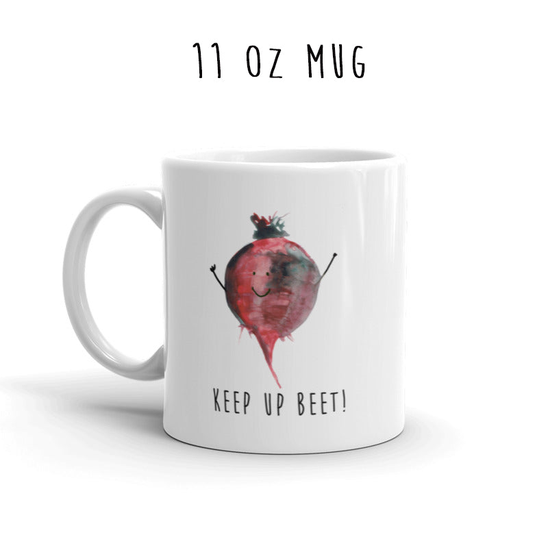 Keep Up Beat! - Coffee and Tea - Ceramic Cup / Mug