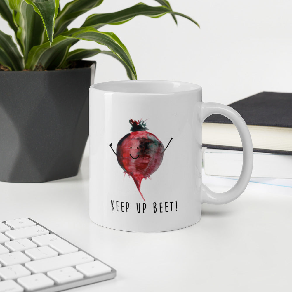 Keep Up Beat! - Coffee and Tea - Ceramic Cup / Mug