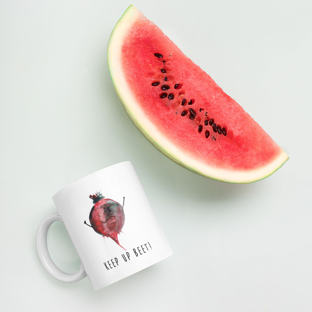 Keep Up Beat! - Coffee and Tea - Ceramic Cup / Mug