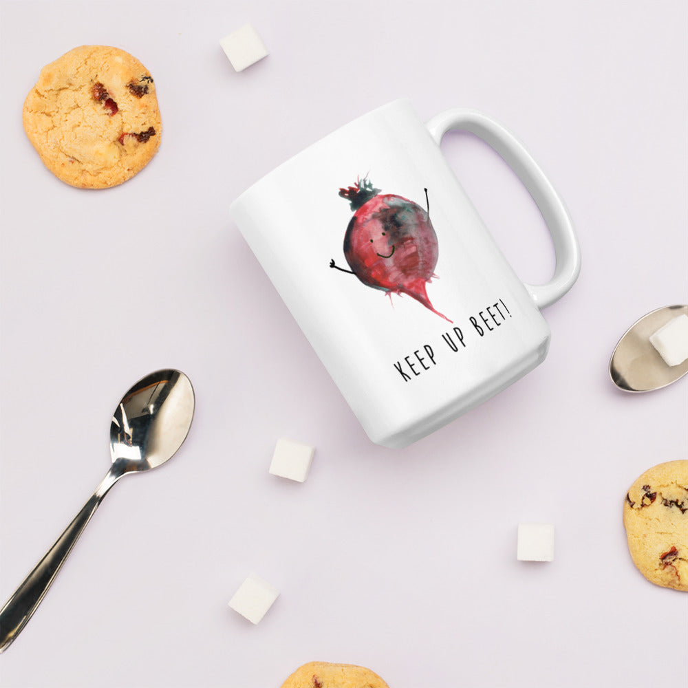 Keep Up Beat! - Coffee and Tea - Ceramic Cup / Mug