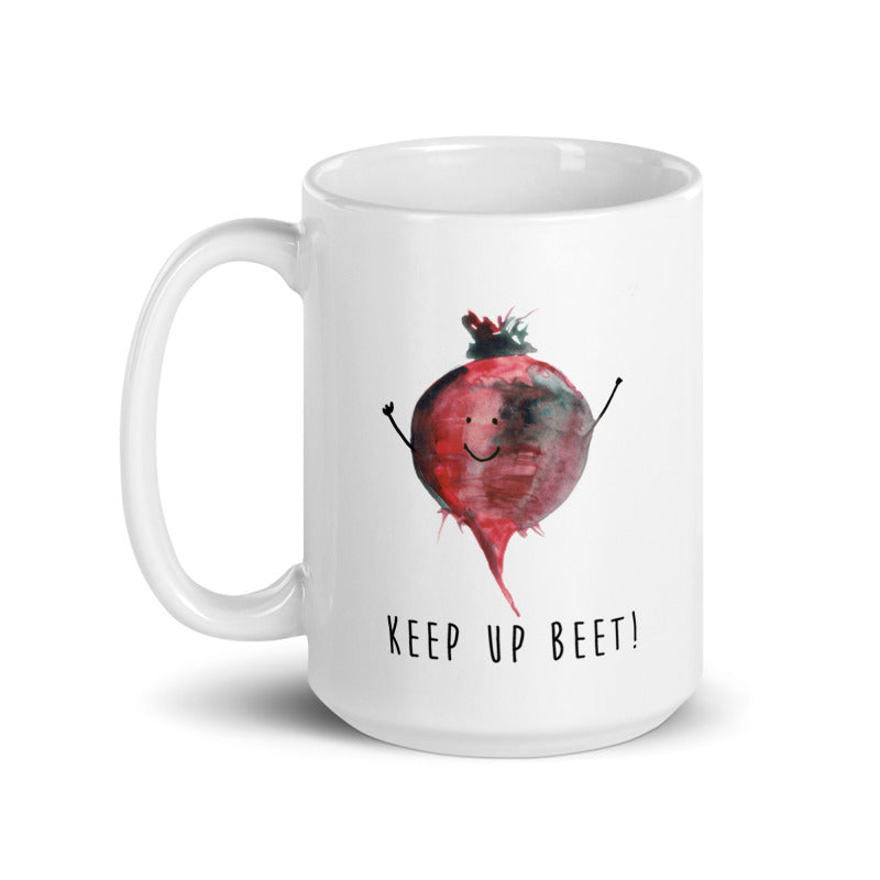 Keep Up Beat! - Coffee and Tea - Ceramic Cup / Mug