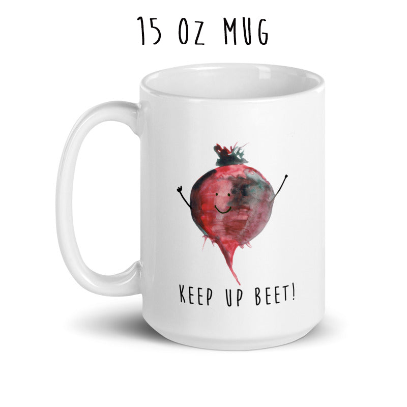 Keep Up Beat! - Coffee and Tea - Ceramic Cup / Mug