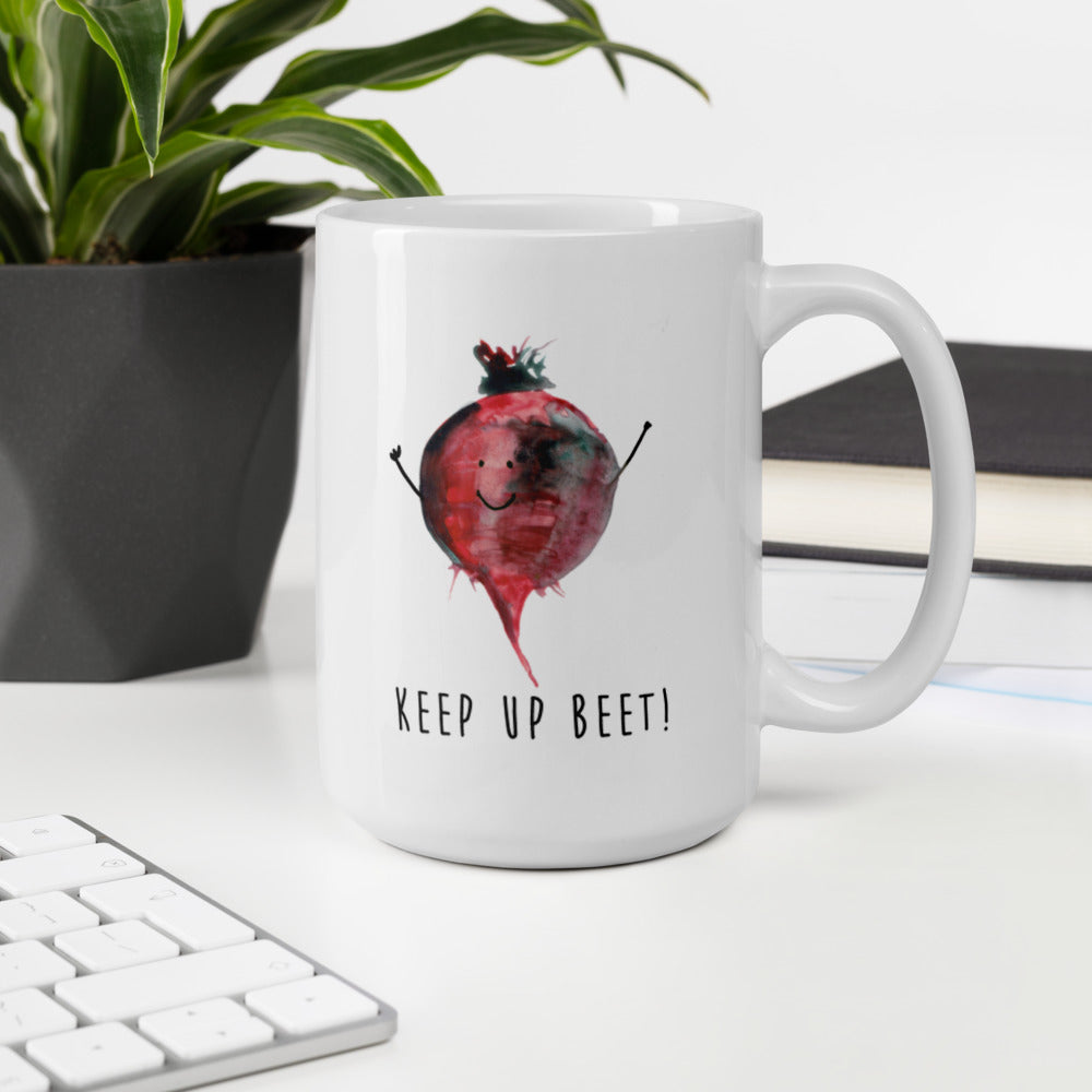 Keep Up Beat! - Coffee and Tea - Ceramic Cup / Mug