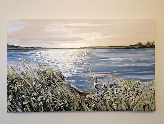 Sparkling Water in a Nature Refuge - Original Painting