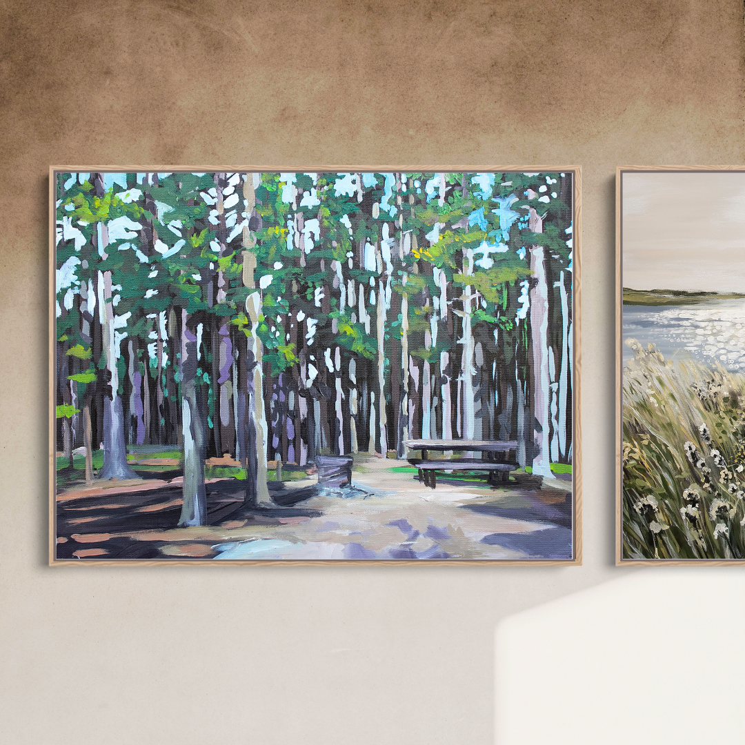 Camping at Cypress Hills - Canvas Print