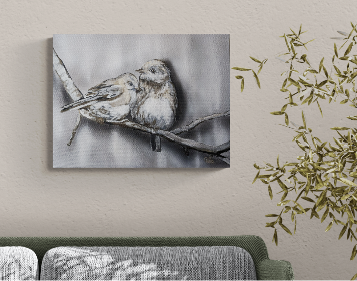 Sky Bound Sweethearts - Original Painting
