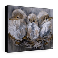 Barn Bird Trio - Canvas Print