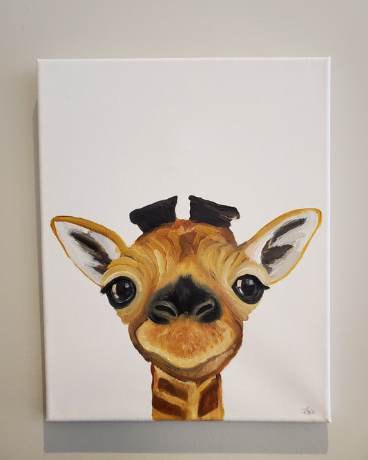 Baby Giraffe - Orginal Painting