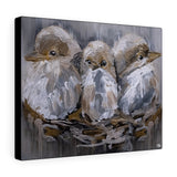 Barn Bird Trio - Canvas Print