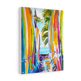 Surfboard Alley - Canvas Print