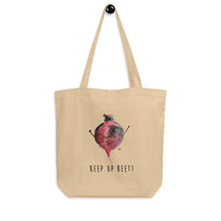 Keep Up Beet! - Eco Tote Bag - Certified Organic Cotton