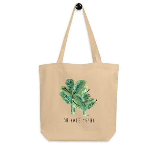 Oh Kale Yeah!- Eco Tote Bag - Certified Organic Cotton