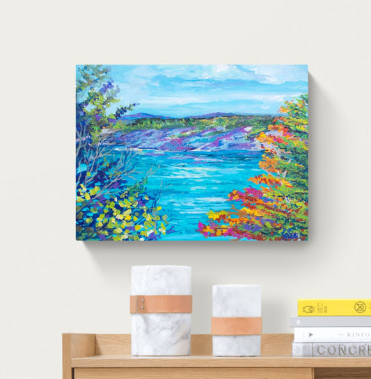 Hiking Through the Trees - Canvas Print