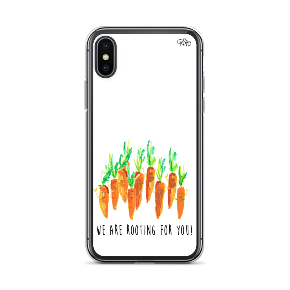 We Are Rooting For You! - Wireless Compatible - iPhone Case